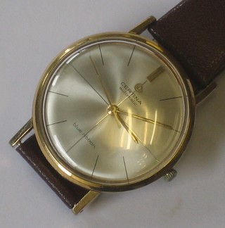 A gentleman's Certina Automatic wristwatch contained in a gold case