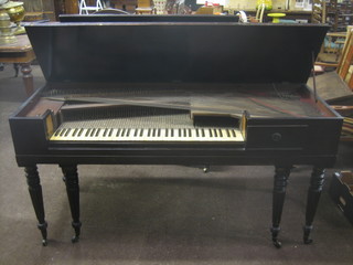 A George IV square piano by John Broadwood & Sons, case marked J Mollineux numbered N1093