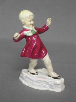 A Royal Worcester figure modelled by F G Doughty - January