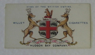 Wills's Cigarette cards set 1-50 - Arms of the British Empire, ditto set 1-50 - Arms of Foreign Cities and Player's - Countries Arms & Flags