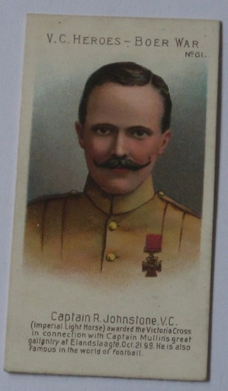 Taddy & Co's Cigarette cards set 61-80 - Victoria Cross Heroes - Boer War