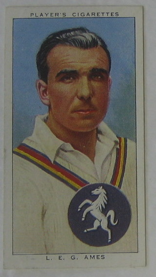 Player's Cigarette Cards set 1-50 - Cricketers 1938, ditto set 1-50 - Cricketers 1934 and ditto set 1-50 - Cricketers Caricatures by "RIP"