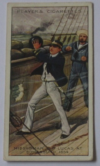 Player's Cigarette cards set 1-25 - Victoria Cross, Player's 18 out of a set of 25 - Victoria Cross and 13 other War related cigarette cards