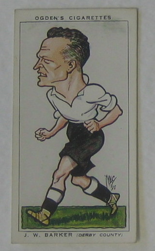 Ogden's Cigarette cards set 1-50 - Football Caricatures and ditto set 1-50 Football Club Captains