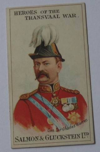 Salmon & Gluckstein Ltd Cigarette cards, 21 out of a set of 24 - Heroes of the Transvaal War