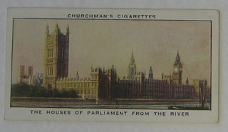 Churchman's Cigarette cards set 1-25 - The Houses of Parliament & Their Story, ditto set 1-50 - The Story of London, ditto a set of 1-50 "In Town To-Night"