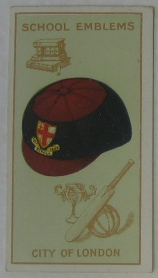 Carreras Cigarette cards set 1-50 - School Emblems, Godfrey Phillips set 1-25 - School Badges and Wills's set 1-50 - School Arms