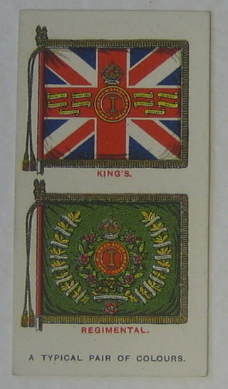 Players Cigarette cards 46 out of a set of 50 - Regimental Standards and Cap Badges, ditto set 1-50 - Army Corps & Divisional Signs 1914-1918 and ditto 2nd Series set 51-150 - Army Corps & Divisional Signs 1914-1918 