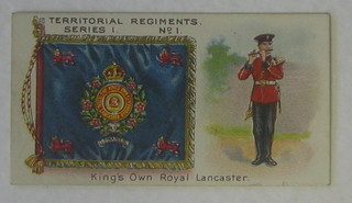 Taddy & Co's Cigarette Cards Series 1 set 1-25 - Territorial Regiments