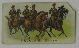 Hill's Cigarette cards 14 out of a set of 50 - Colonial Troops 6 other Hill's cards - Colonial Troops -