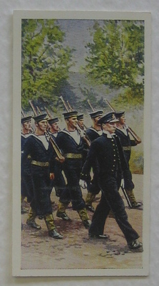 Carreras Ltd Cigarette cards set 1-50 - Britains Defences, Lambert & Butler set 1-50 - Interesting customs and Traditions of The Navy, Army and Air Force and Wills's set 1-50 - Ships' Badges