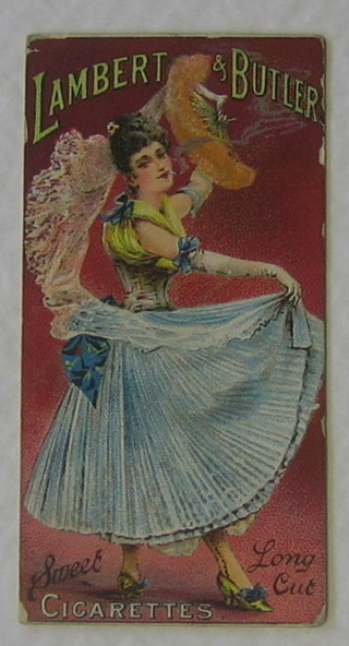 Lambert & Butler Cigarette card - Advertisement Card Spanish Dancer