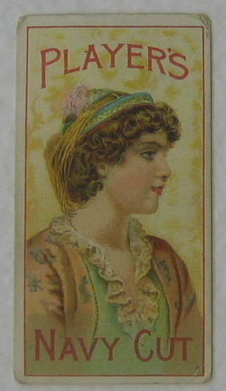 Player's Cigarette card - Advertisement Card Navy Cut