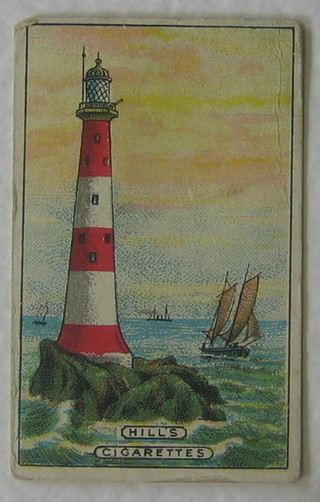 13 Hill's Cigarette Cards - Lighthouse Series