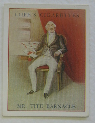 Cope's Cigarette cards set 1-25 - Dickens Character (large), do. 9 out of a set of 50 - Dickens' Gallery and B.A.T. 38 out of a set of 40 - Characters From The Works of Charles Dickens