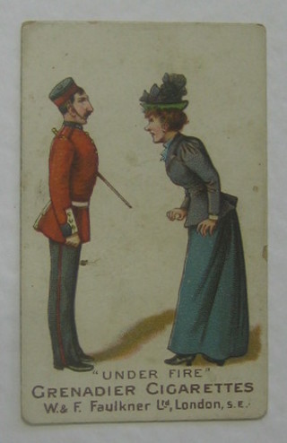 11 W & F Faulkner Ltd Cigarette cards - Military Terms