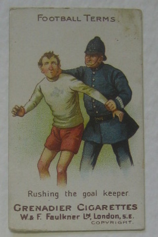 15 W & F Faulkner Ltd Cigarette cards - Football Terms