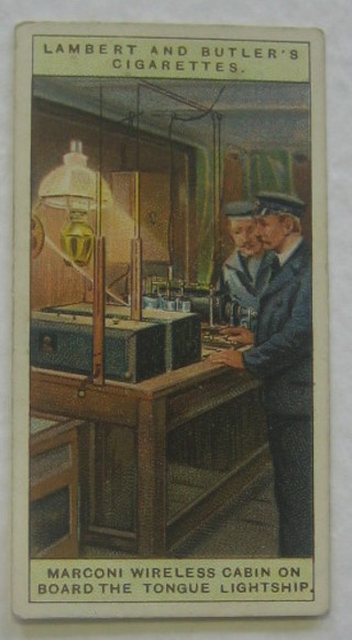 Lambert & Butler Cigarette cards set 1-25 - Wireless Telegraphy, Godfrey Phillips 19 cards - How To Build A Two Valve Set, Lambert & Butler - set 1-25 Third Rhodesian Series and do. 11 out of a set of 50 - The Thames >From Lechlade to London