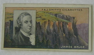 F & J Smith Cigarette cards 38 out of a set of 50 - Famous Explorers