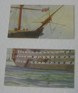 E & W Anstie Ltd Cigarette cards 6 sets sectional series - Wiltshire Downs, Stonehenge, Windsor Castle, Wells Cathedral, Clifton Suspension Bridge and The Victory