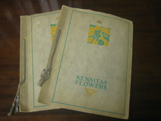 J. Wix & Sons Kensitas Silk cards, 2 albums - Flowers (some missing)