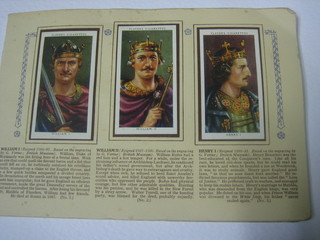 Nicolas Sarony & Co an album of Cigarette cards - Around The Mediterranean, 2 old empty cigarette card albums, Players an album - The Kings and Queens of England together with Players, Wills and Churchman's part sets relating to Royalty