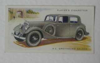 Player's Cigarette cards a part set of Aeroplanes (Civil), do. International Air Liners, do. Second Series - Motor Cars and do. Motor Cars