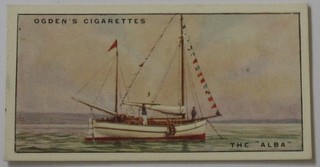 Ogdens's Cigarette cards set 1-50 - Yachts & Motor Boats, International Tobacco Co Ltd set 1-50 International Code of Signals and Hignett Bros & Co 17 cards - Ships Flags & Cap Badges