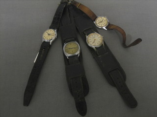 A gentlemans Roamer wristwatch and a lady's ditto, an Ingasol wristwatch and 1 other