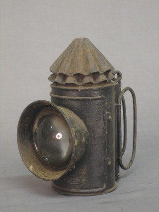 An old bullseye hand lantern