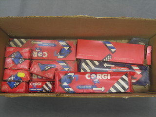 A collection of various Corgi diecast models boxed