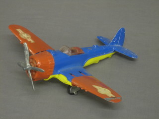 An American Hubley Kiddie Toy metal model of a Lancaster PA aeroplane