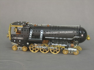 A Meccano railroad model locomotive marked J3A Hudson