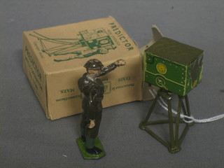 A Britain's Anti-aircraft Predictor model complete with figure, boxed