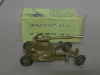 A Britain's model 2 Pound Anti-aircraft gun, boxed