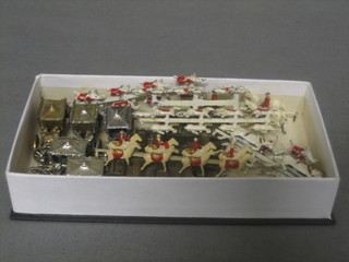 5 models of the State Coach and various sets of horses etc