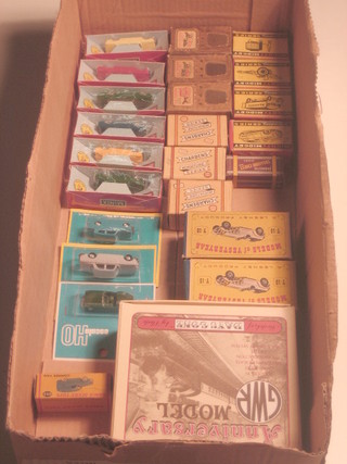 A Camper van no.63 boxed, 2 models of Yesteryear Y10, 4 various Might Midget cars, boxed, 6 Minix model cars boxed etc
