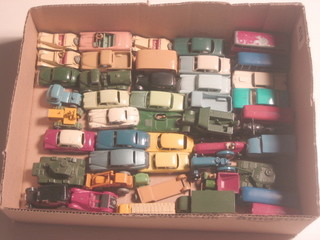A collection of Lesney model cars