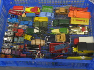 A collection of various miniature model cars etc