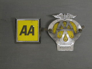 A Beehive AA badge and 1 other