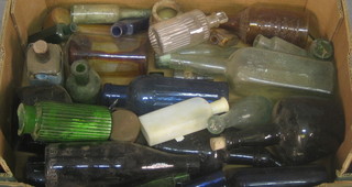 A collection of old bottles
