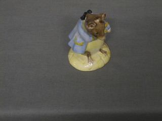 A Royal Albert Beatrix Potter figure - Gentleman Mouse Made a Bow