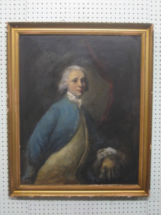 Oil on board "Portrait of an 18th Century Nobleman" 24" x 19"