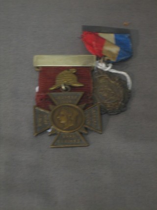 A FBA Windsor Victorian 1887 medal and a Victorian 1897 Jubilee medal (2)