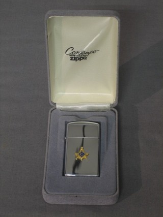 A Zipo Masonic lighter