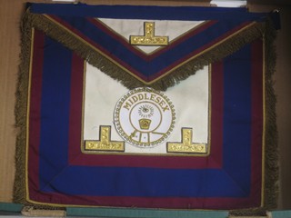 A Mark Master Masons Provincial Grand Officer's apron