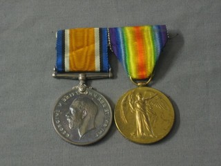 A pair British War medal and Victory medal to 51696 Pte. H G Lenton The Gloucester Regt.
