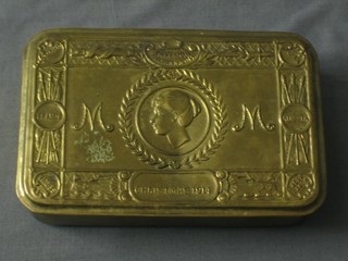 A WWI Princess Mary gift tin