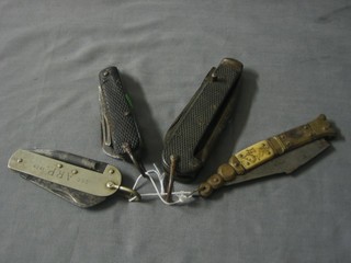 An ARP Jack Knife marked DCC ARP 1939, 2 folding Jack Knives and 1 other