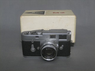 A Leica M2 camera,  marked M21012248, boxed 
